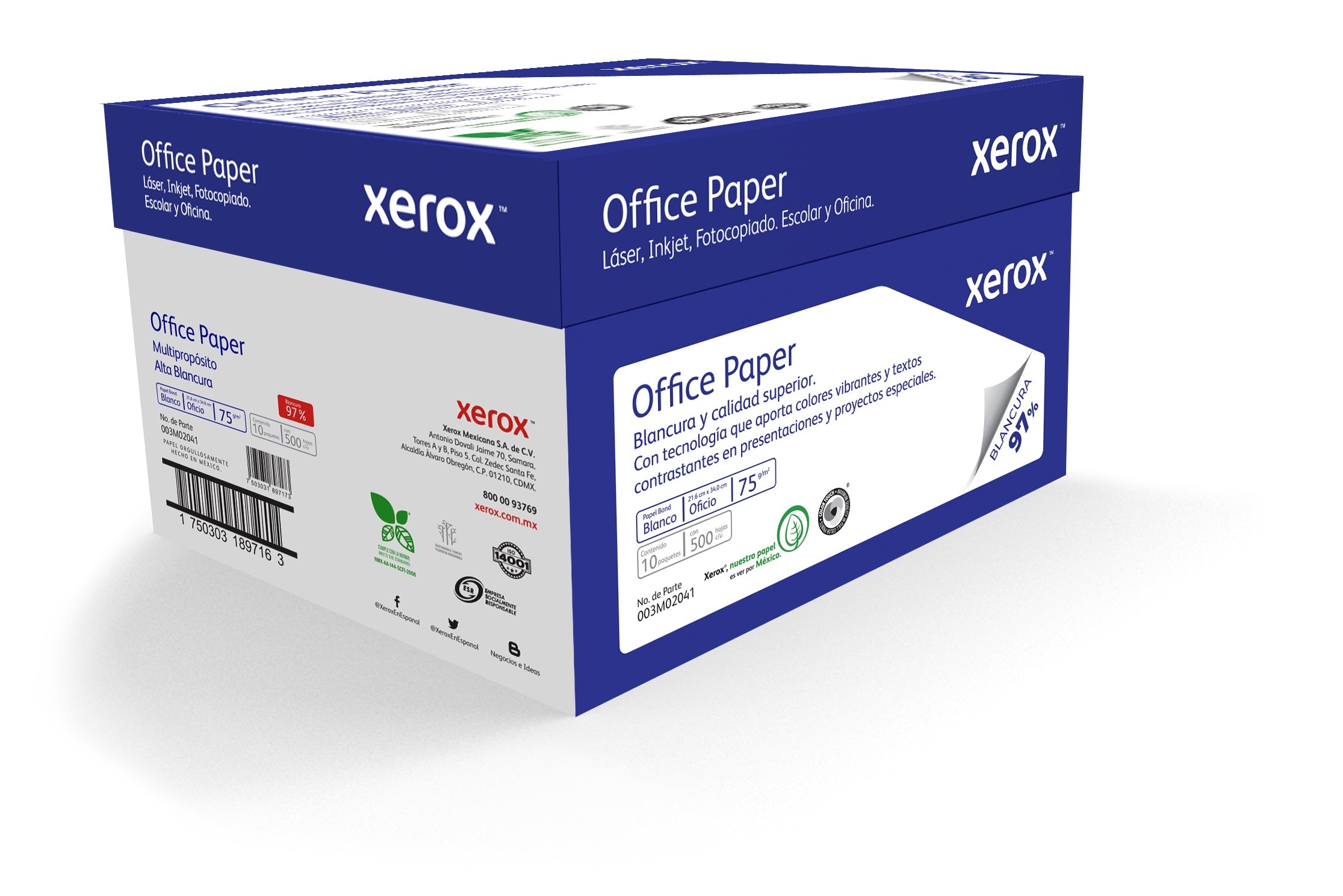 PAPEL PREMIUM AZUL OFICIO 97 BLANCURA - PAPEL PREMIUM AZUL OFICIO 97 BLANCURA -